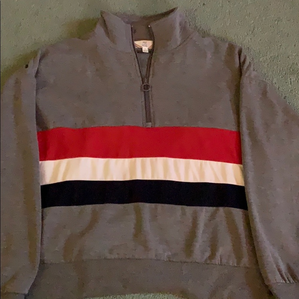 Preppy long sleeve quarter zip